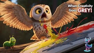 The Day a Paint Spill Taught Me to Breathe 🦉 | HoloAnima
